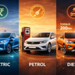 EV vs petrol vs diesel cars comparison for cost, performance, and sustainability